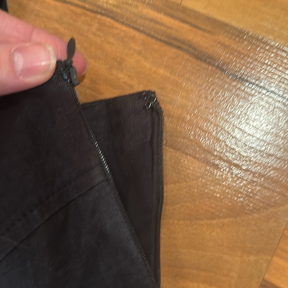 Madewell cotton‎ wide leg romper size 4 charcol color - Picture 3 of 5